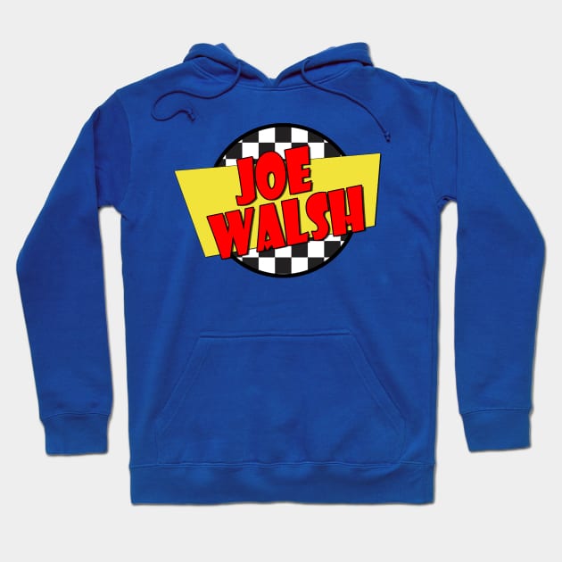 Joe Walsh - Fast Tmes Style Logo Hoodie by RetroZest